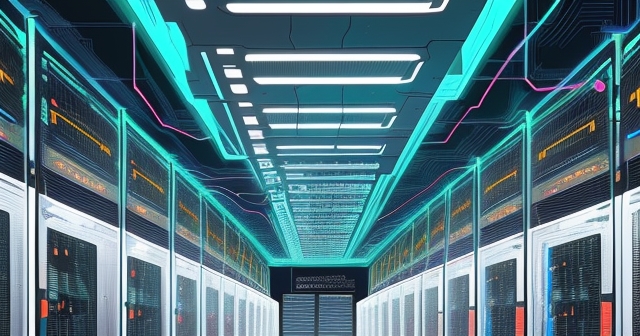 建造 AI 大腦：昂貴的資料中心建設，插圖風格