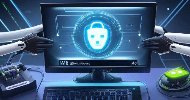 深度偽造技術的示意圖