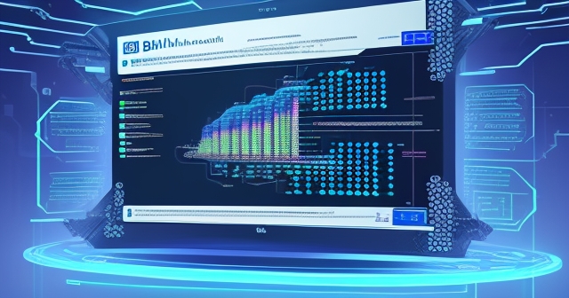 IBM 財務增長的圖示