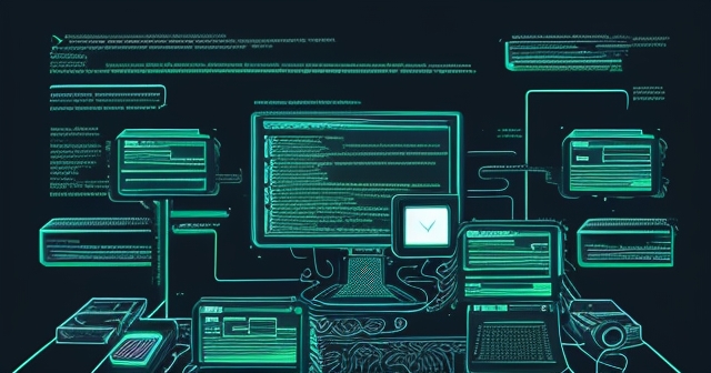 Codex CLI 協助程式設計師，開源軟體概念，插圖風格