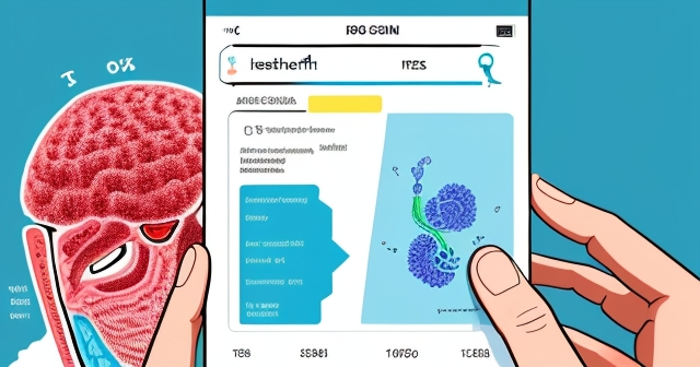 透過血液檢測數據提供個人化健康建議，插畫