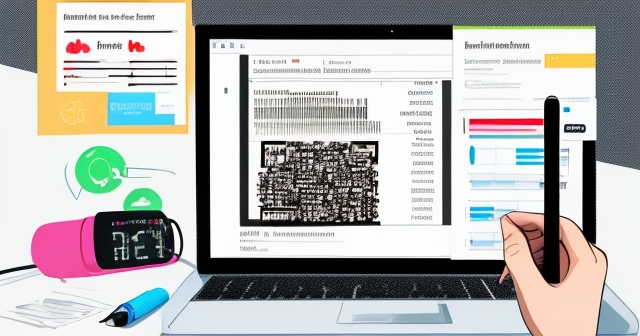 早期疾病偵測，科技與健康結合，插畫風格