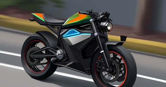 無稀土馬達為電動自行車提供動力，插畫