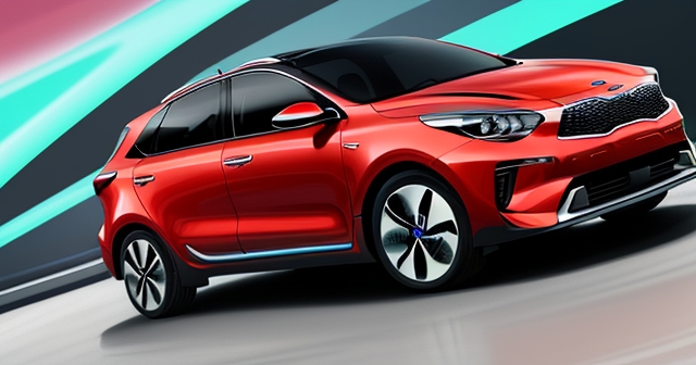 充滿活力的 Kia EV4 平價電動轎車插圖
