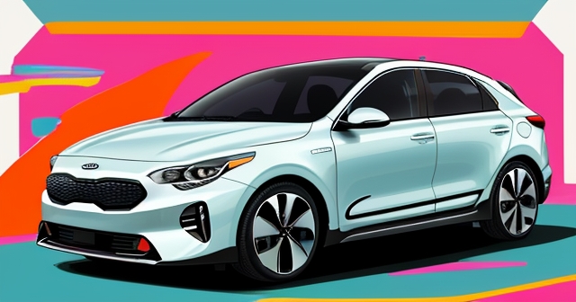 時尚且充滿科技感的 EV4 電動車插圖