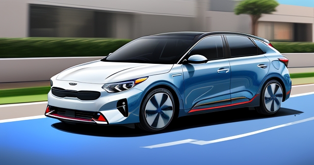 未來電動車：起亞 EV4 插圖