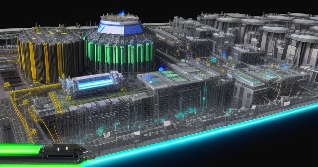 雷射分離鋰-6 用於核融合燃料的示意圖