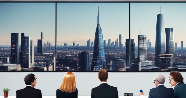 一群創業者在現代歐洲辦公室集思廣益