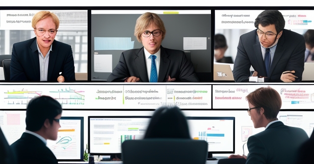 一群多元化的投資者正在討論早期企業投資。