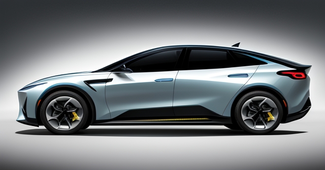 電動車的設計概念草圖