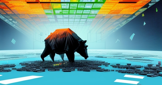 加密貨幣市場的劇烈波動分析圖示