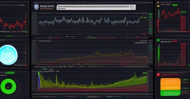 市場趨勢的抽象表現