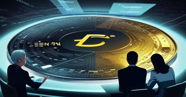 插圖顯示加密貨幣監管對公司策略的影響