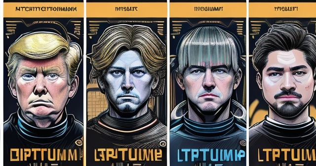 未來加密貨幣的圖表示意