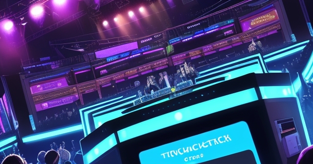 一位顧客在使用數位票券進入活動