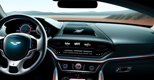 Aston Martin 儀表板設計，展示現代化的科技感