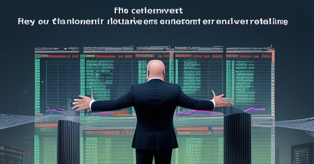 一個數位資產市場顯示混亂場景