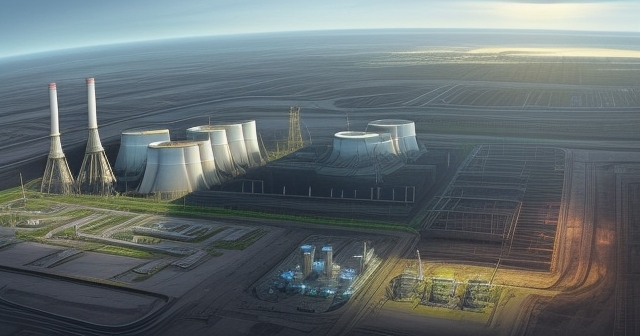 施工中核能項目的工地