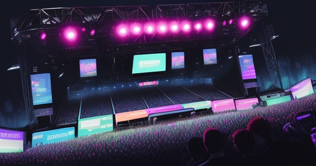 一位使用數位票券參加活動的群眾