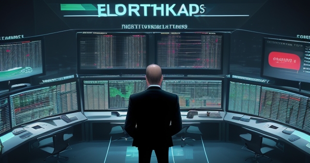 兩個人物在討論加密貨幣市場的混亂情況