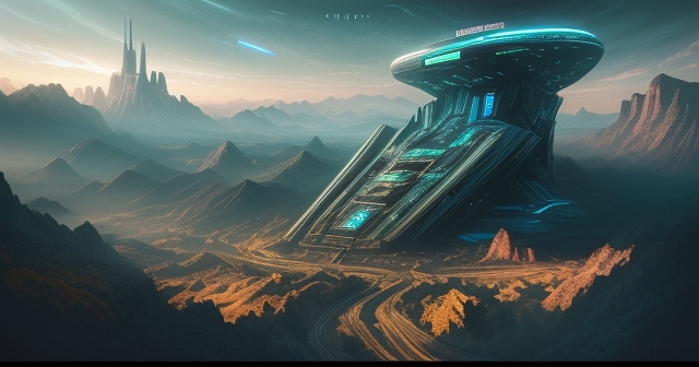 未來的科幻電影場景