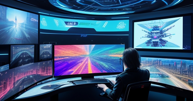 充滿活力的科技會議現場