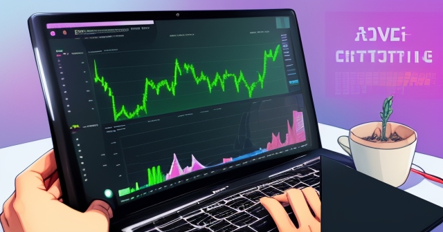 AAVE 標誌與向上趨勢圖表