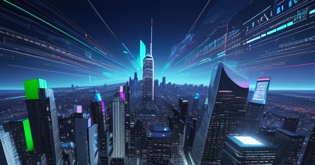 未來感的 AI 影片製作工作室