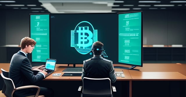 數位鎖與鑰匙，象徵著安全性