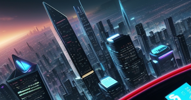 抽象的加密貨幣交易場景