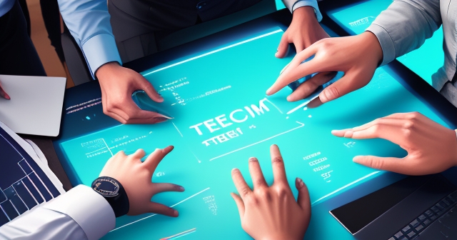 AI 新創公司團隊正在進行腦力激盪