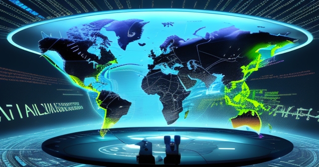 一群多元化的專業人士分析人工智慧的意涵，場景協作