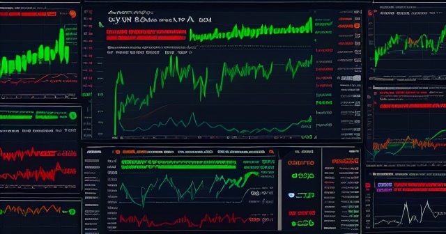 交易者分析圖表的插圖