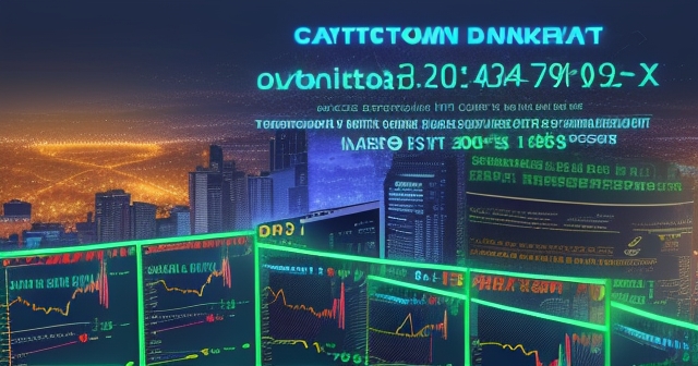 一位男子正在街頭交易股票