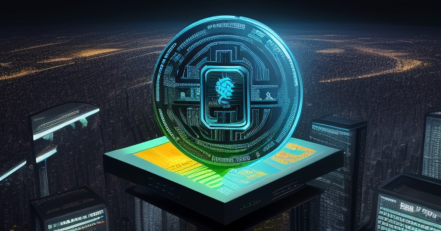 財務專業人士討論加密貨幣的插圖