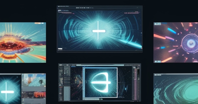 一個多元團隊正在合作進行AI影片專案