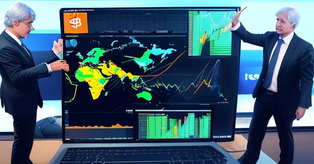 摩根大通標誌和比特幣符號