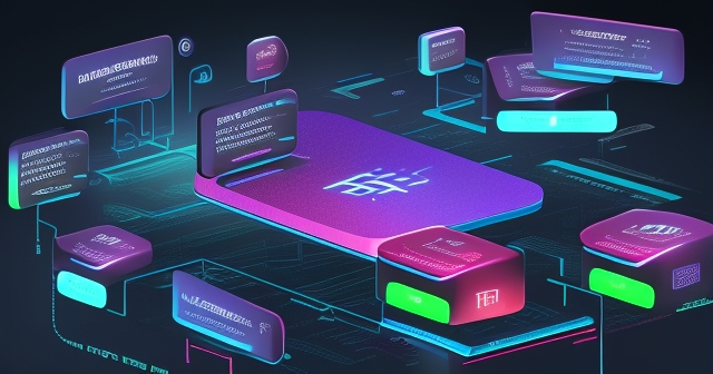 一個行動 DeFi 交易應用程式的介面，色彩鮮豔