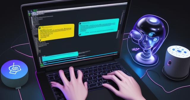 開發人員正在使用人工智慧助手