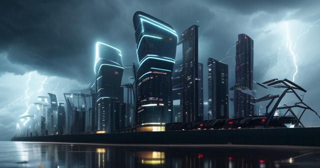 未來派的氣象監測站