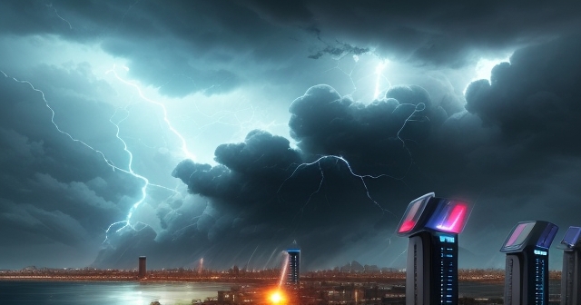 數位城市上空的暴風雲