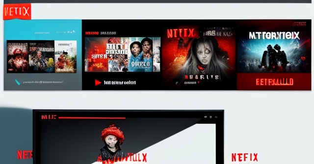 手機上使用 Netflix 的應用介面