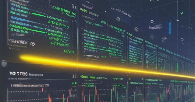 市場交易員正在盯著電腦