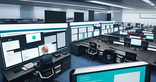 未來派的會計辦公室