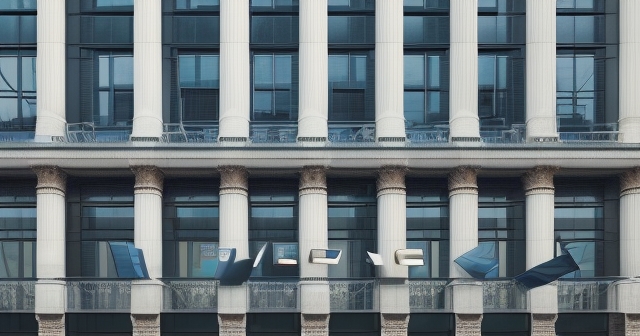 一群加密專家離開辦公室的插圖