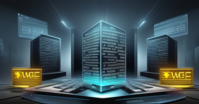 美國國稅局的建築和數位貨幣符號的插圖