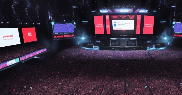 群眾享受活動的現場