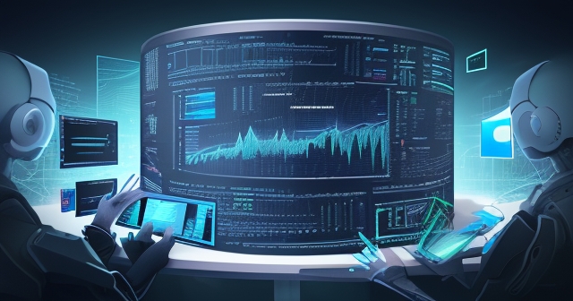 AI 基礎設施建設過程的視覺化展示