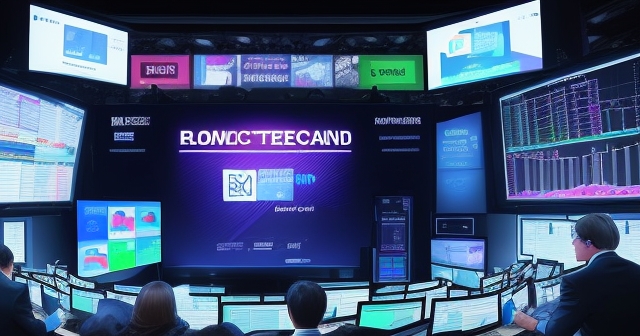 展示區塊鏈治理的透明性和誠信問題的視覺圖像。