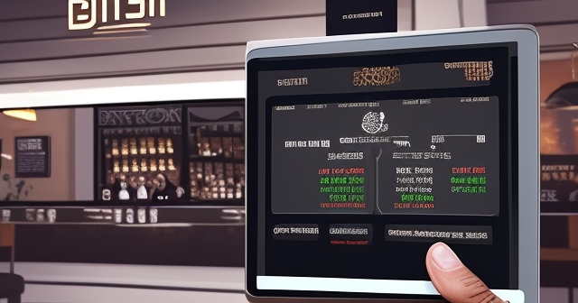 一個咖啡廳的數位錢包應用程式在手機上